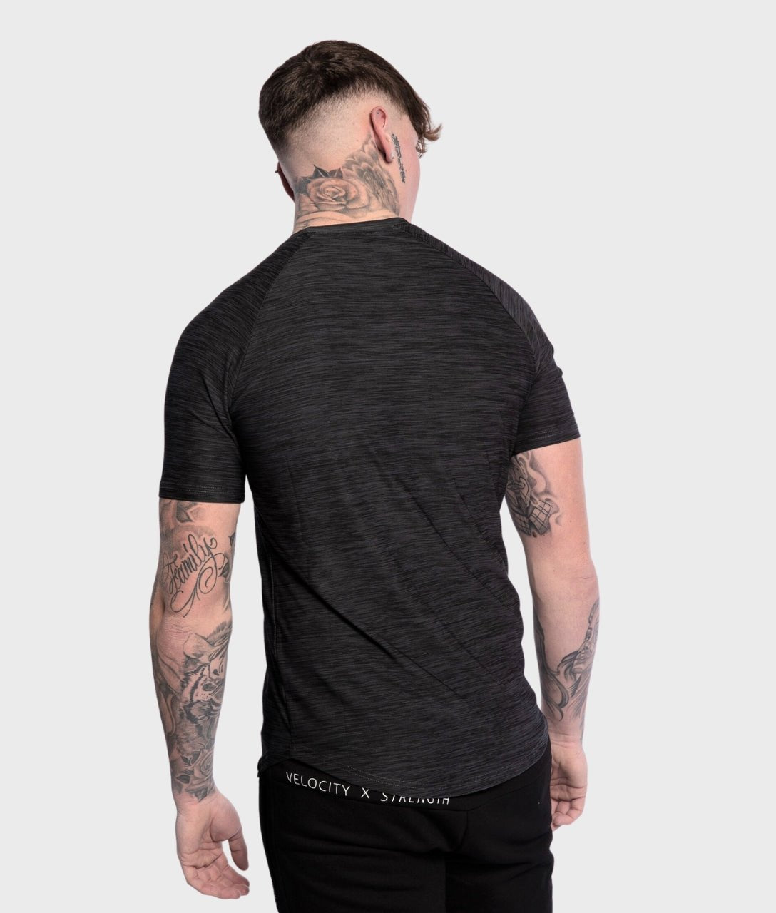 Elite T-Shirt [Charcoal] - VXS GYM WEAR
