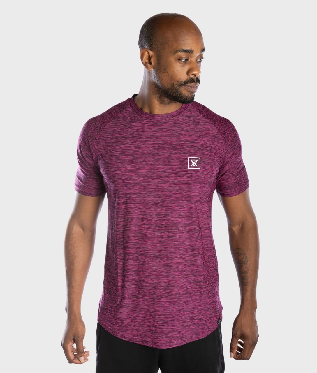 Elite T-Shirt [Plum] *NEW* - VXS GYM WEAR