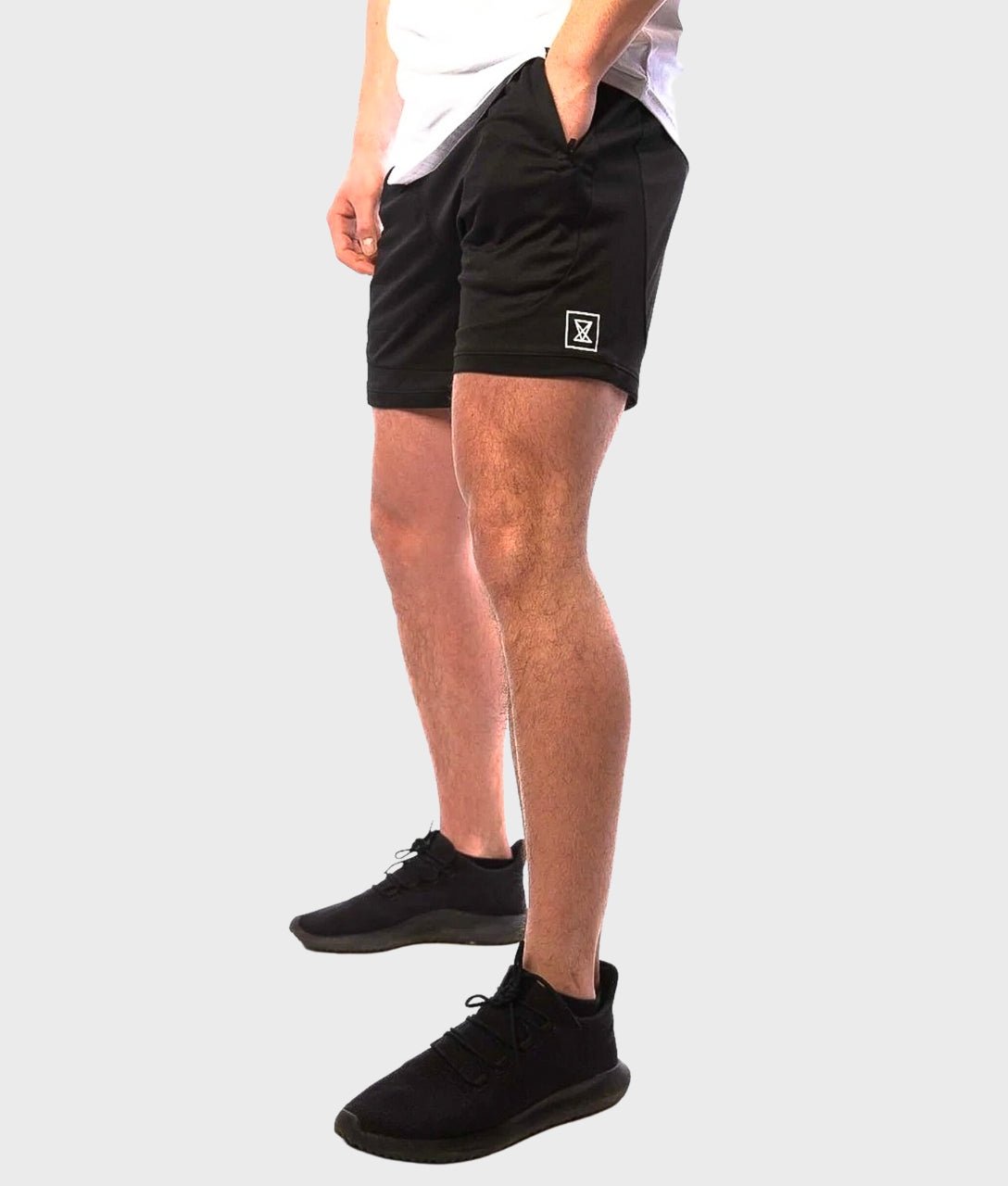 Training Zip Shorts [Black] - VXS GYM WEAR